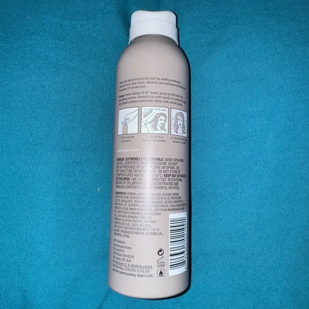 Living Proof No Frizz Instant De-Frizzer Dry Conditioning Spray new unused